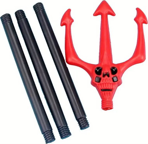Kırmızı Renk Halloween Cadılar Bayramı Çatal 107 Cm (4741)