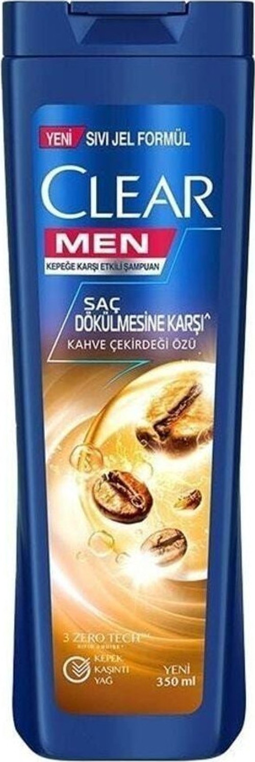 Men Kepeğe Karşı Etkili Şampuan Saç Dökülmesine Karşı Kahve Çekirdeği Özü 350 Ml