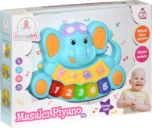 855-31A-24 Birliktoys, Babycim Masalcı Piyano-Fil