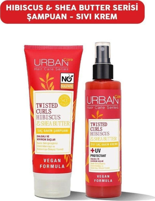 Hibiscus & Shea Butter Saç Bakım Şampuanı Ve Sıvı Krem