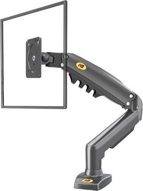 F80 17 - 30 AMORTİSÖRLÜ STAND TEK KOL LCD-LED MONİTÖR TUTUCU STAND ASKI APARATI