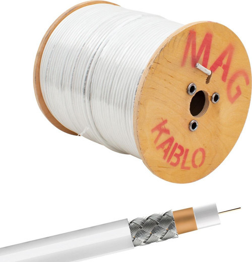 RG6/U6 1.02 MM 80 TEL CCS MAKARALI YERLİ ÜRETİM ANTEN KABLOSU (300 METRE)