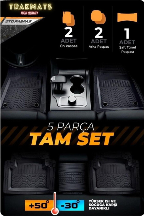 Skoda Yeti 2010 Universal Oto Paspas 4D Havuzlu Yeni Üretim Siyah Adk