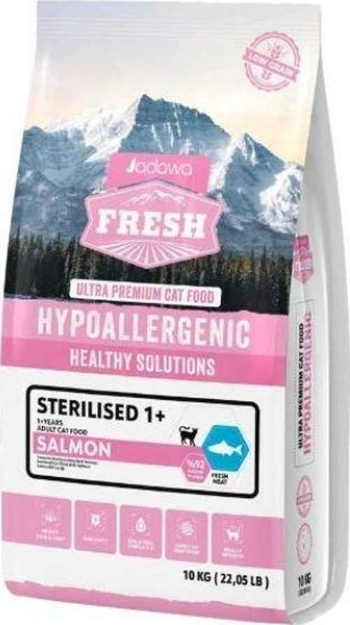 Fresh Somonlu Kısırlaştırılmış Yetişkin Kedi Maması 10 Kg