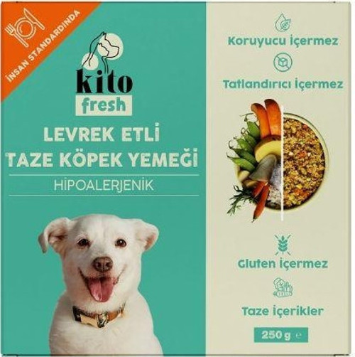 Fresh Levrek Etli Hipoalerjenik Taze Köpek Yemeği 250 Gr