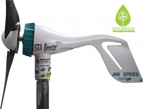 İSTA-BREEZE 500W 12V Rüzgar Türbini Air Speed + Hibrit Şarj Kontrol Cihazı