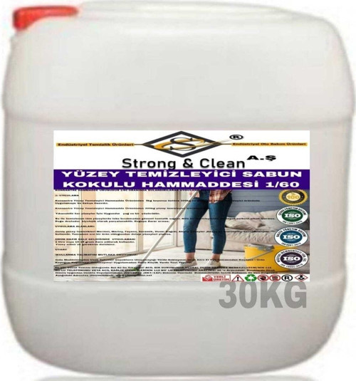 Yüzey Temizleyici Konsantre 1/60 Sabun Kokusu 30Kg
