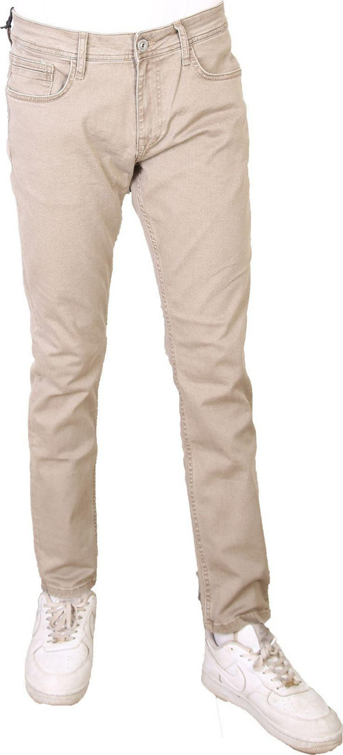 Erkek Bej Renkli Kot Pantolon Cdr 0797 Parker Denim