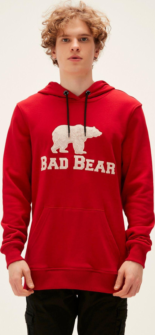 Brand Hoodie Crimson Red Kırmızı 3D Baskılı Kapüşonlu Erkek Sweatshirt