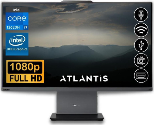 ThinkCentre Neo 50A 24 Gen 5 i7-13620H 40GB 512GB M.2 SSD 12SC000KTR ATL12 23.8" Fdos All In One Bilgisayar