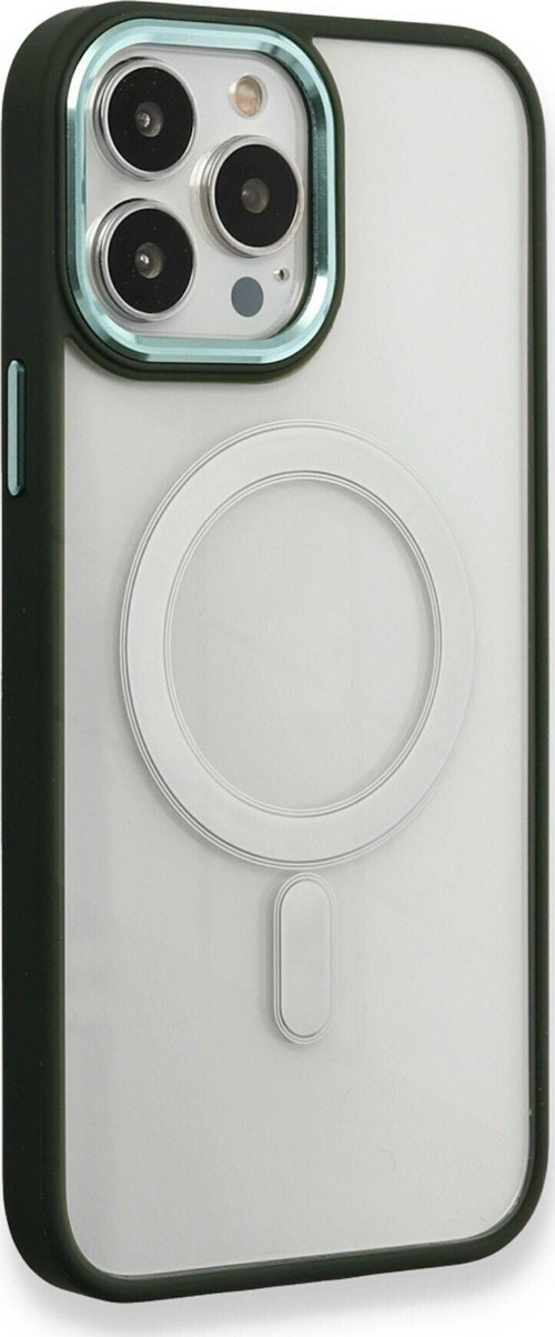 Iphone 14 Pro Max Room Magneticsafe Silikon Köknar Yeşili Cep Telefonu Kılıfı