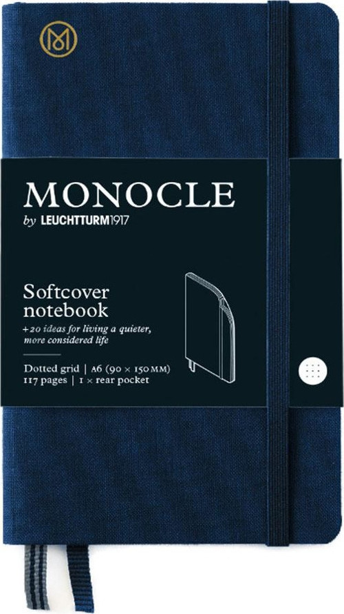 Monocle Yumuşak Kapak A6 Noktalı Defter Lacivert 363367