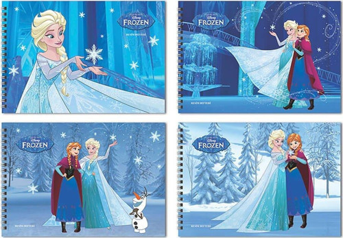 Color Frozen Resim Defteri 17X25 Cm 15 Yaprak 300115-71