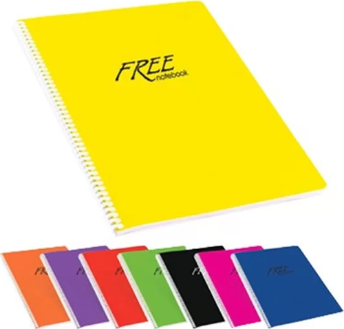 Free Spiralli Defter A4 Kareli 40 Yaprak (320392)