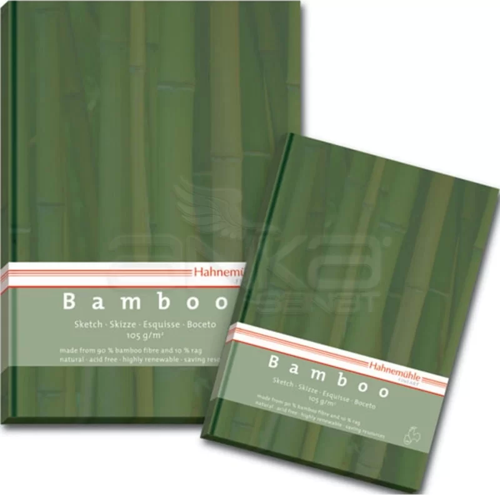 Bamboo Çizim Defteri Düz Sert Kapak 105G 64 Yaprak