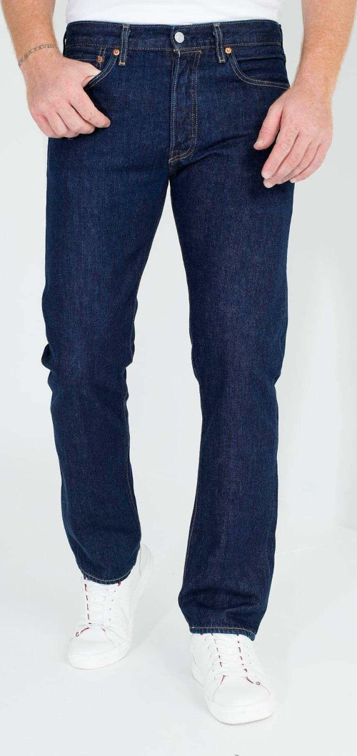 Yüksel Bel Koyu Indigo Erkek Kot Pantolon 28833-0642