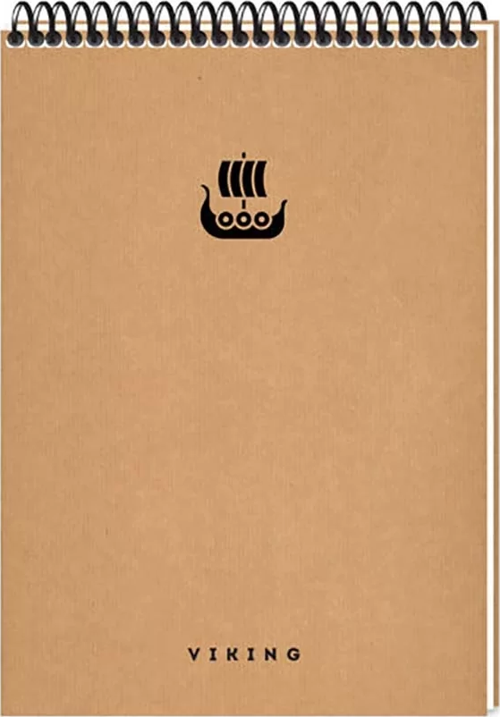 Keskin La Plume Viking 17X24Cm Bloknot Kraft Kapak 60Yp. Çizgili Üstten Spiralli 145491-99