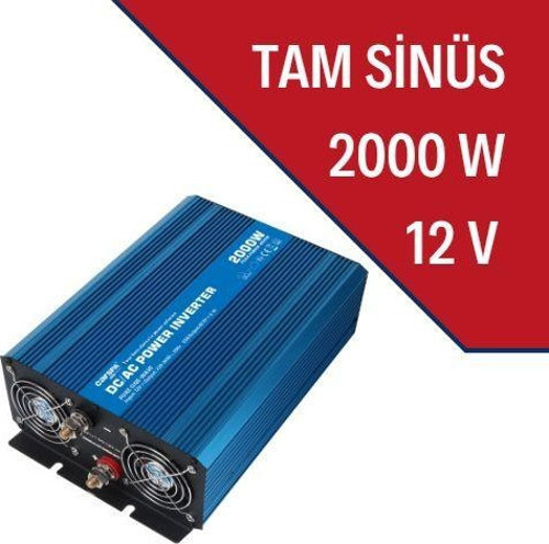 Carspa Lexron 12 Volt 220 Volt Çevirici 2000 Watt Tam Sinüs İnvertör
