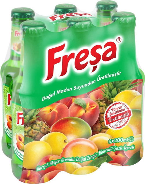 Karışık Meyve Aromalı Maden Suyu 200 Ml X 6 Adet
