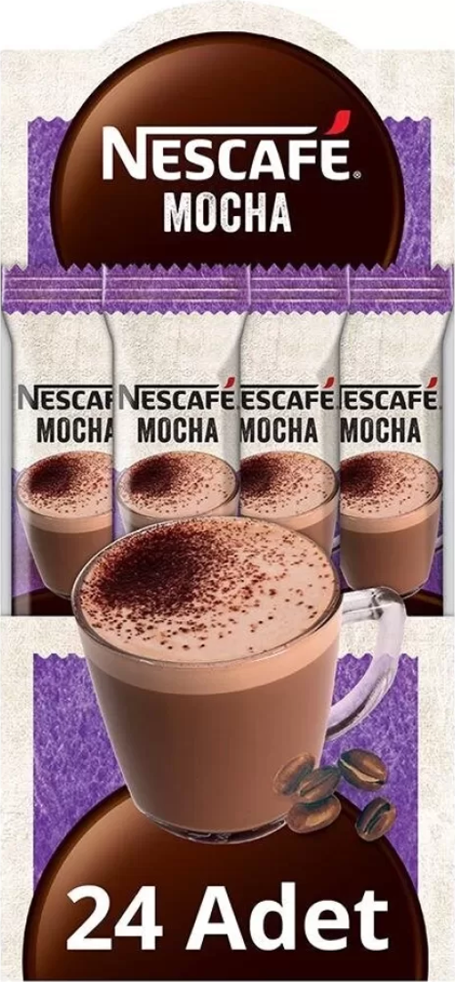 Mocha Çikolatalı Köpüklü Kahve 17 Gr X 24 Adet