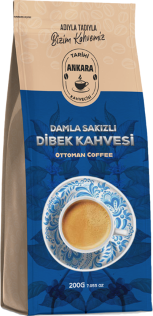 Tarihi Ankara Damla Sakızlı Dibek Kahvesi 200 Gr.