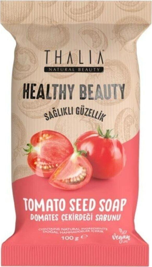 Healthy&Beauty Domates Çekirdeği Özlü Doğal Katı Sabun- 100 Gr