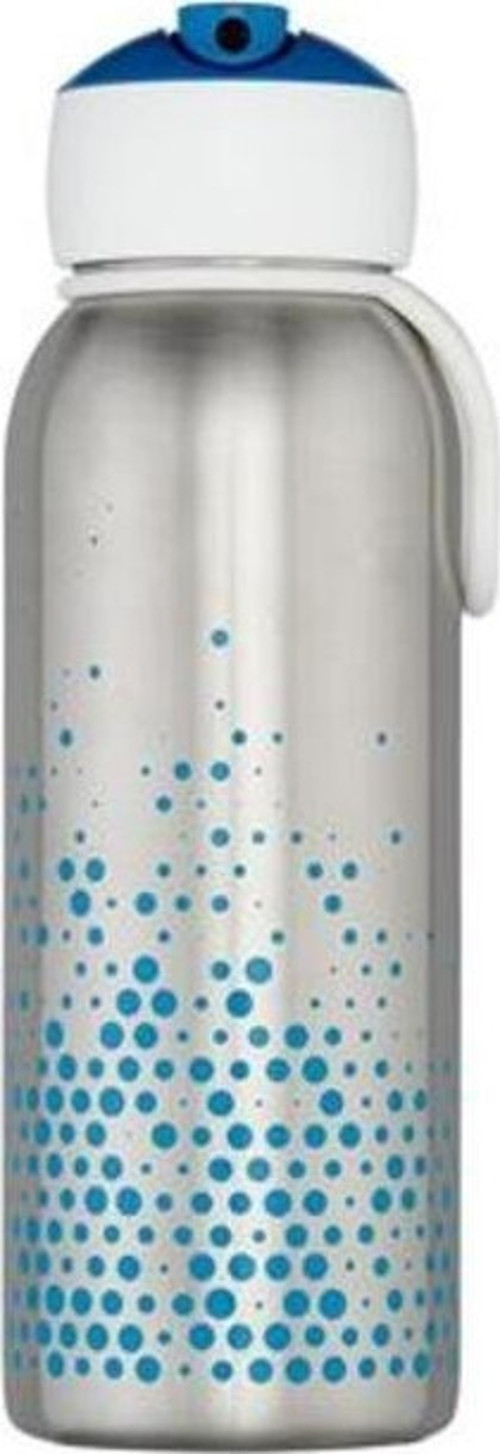 İnsulated Bottle Flip Up Campus Açılır Kapanır Termos Su Şişesi 350 Ml - Blue