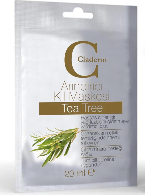 Claderm Kil Maskesi 20 ml Sachet – Tea Tree