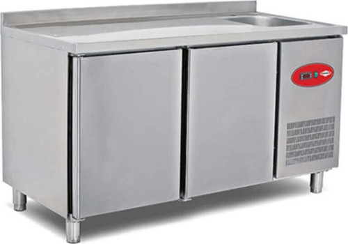 EMP.200.70.01-EV Evyeli Tezgah Tipi Buzdolabı (Fanlı)-3 Kapılı-200x70x85 cm
