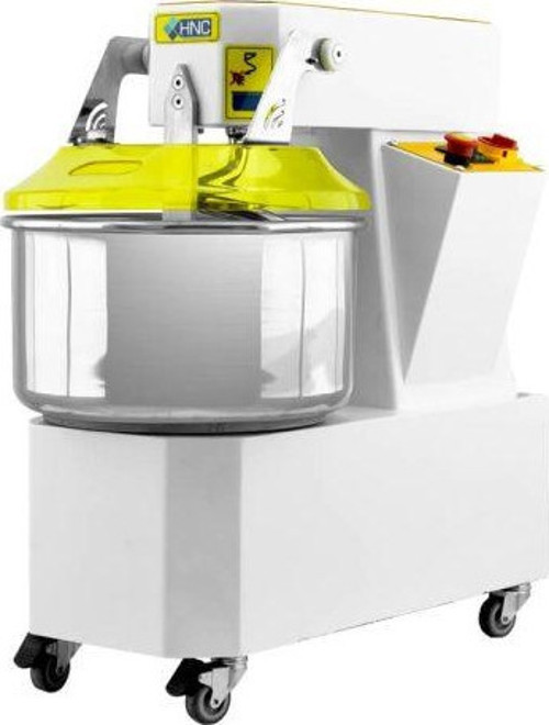 HSY-18M Spiral Hamur Yoğruma Makinesi 220V - 12kg Un, 18kg Hamur, Kazan - 1 Dönüş Hızı