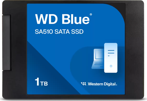 WD Blue SA510, WDS100T3B0A, 1TB, 560/510, 3D NAND, 2,5" SATA, SSD