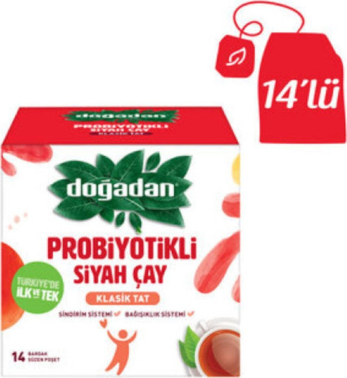 Probiyotikli Siyah Çay Klasik Tat 14'li Bardak Poşet