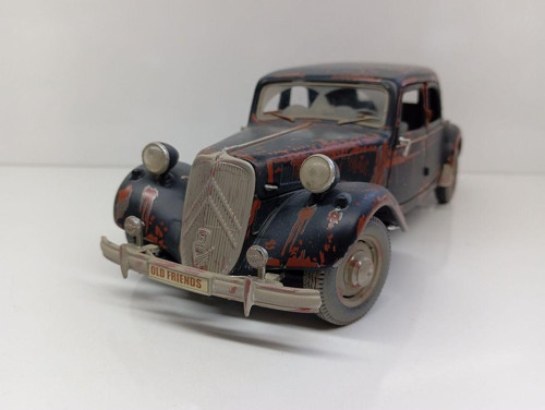 1:18 1952 Citroen 15 Cv 6 Cyl Küf Ve Eski Görünüm Diecast Metal Model