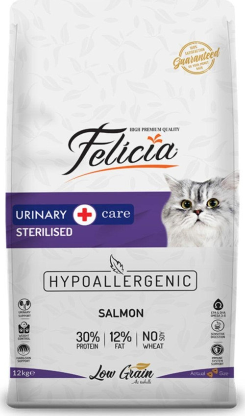 Az Tahıllı Hypoallergenic Somonlu Sterilised Yetişkin Kedi Maması 2Kg.