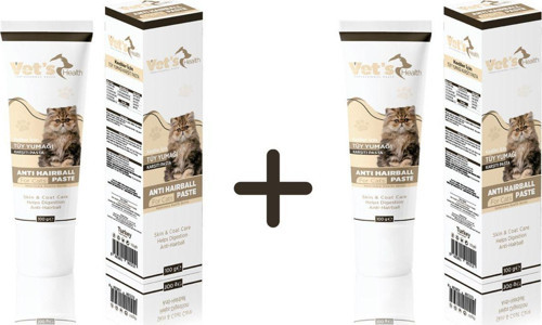 Anti-Hairball Paste Kediler Için Tüy Yumağı Önleyici Pasta 100G (2Adet)