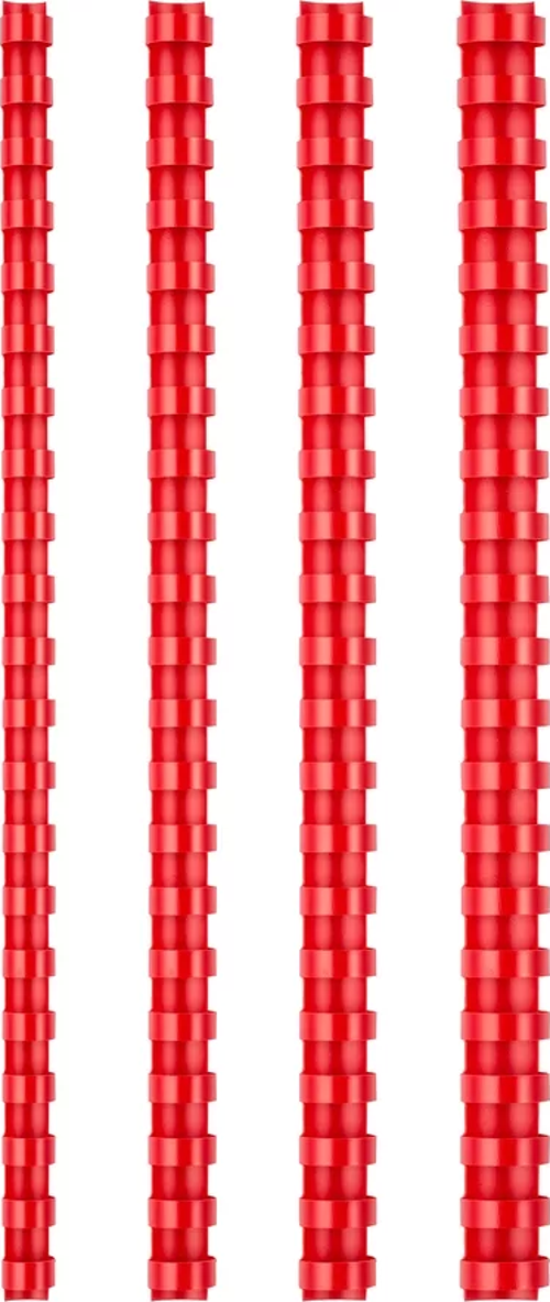 Plastik Spiral 28 mm Kırmızı 50'li Kutu