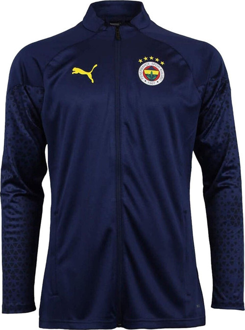 Orijinal 23/24 A Takım Hoca Tam Fermuar Lacivert Çocuk Sweat
