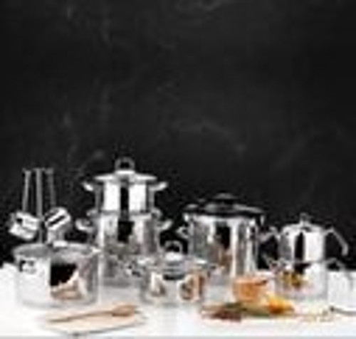 Jewel Çelik Çeyiz Seti 18 Parça-Inox