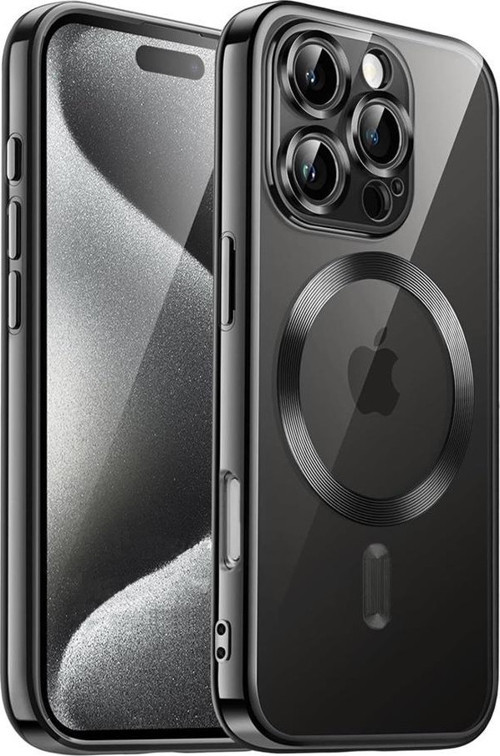 iPhone 16 Pro Kılıf Kross Seri Magsafe Uyumlu Lazer Silikon Kapak