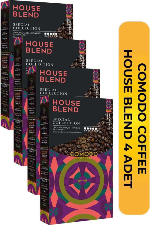 House Blend Barista Selections 250Gr x 4 (1000Gr) Çekirdek Filtre Kahve