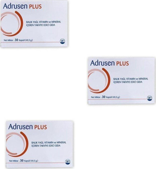 Adrusen Plus 30 Kapsül 3 Adet