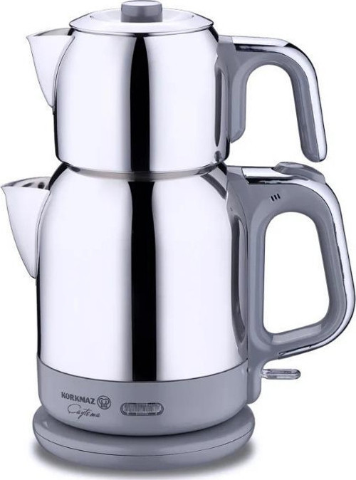 Çaytema Dayanıklı Elektrikli Çaydanlık 1.7 lt Inox Gri Renk A331-10