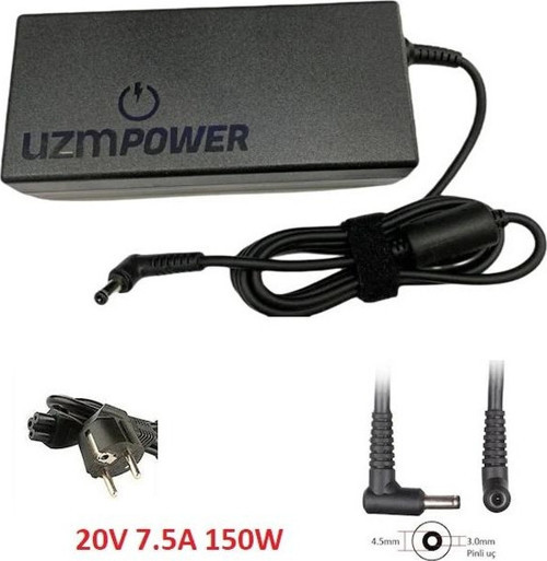 Asus Tuf Fx505Ge 20V 7.5A 6.0X3.7Mm Adaptör Şarj Aleti Cihazı
