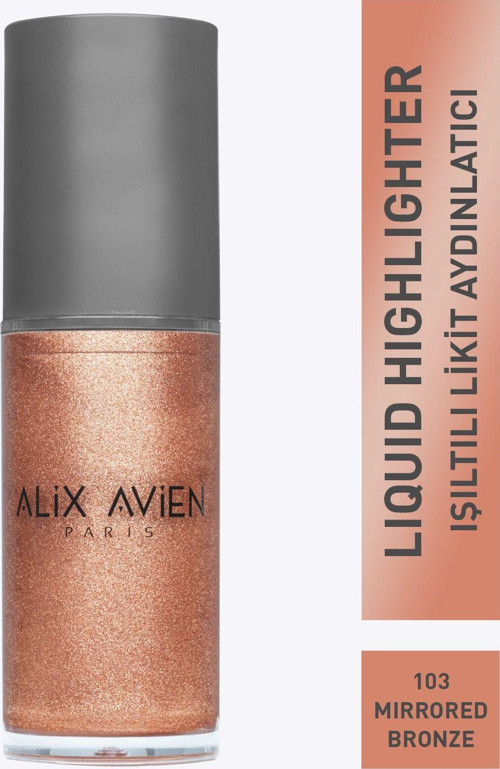 Kahverengi Işıltılı Likit Aydınlatıcı - Liquid Highlighter - 103 Yüz & Vücut İçin - 45 Ml
