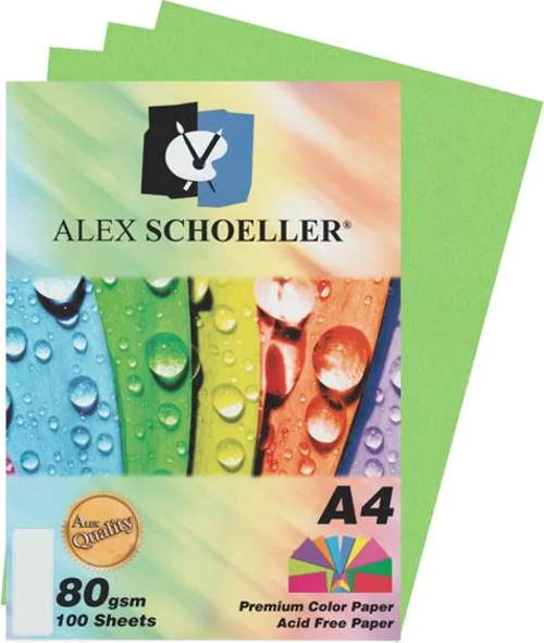 ALEX RENKLİ FOTOKOPİ KAĞIDI 80gr 630 KOYU YEŞİL 100LÜ (457.30)