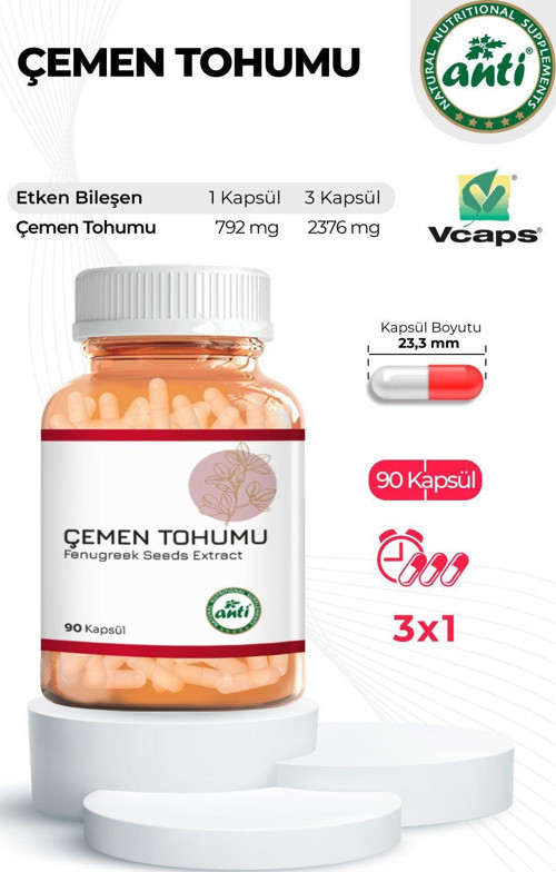 Çemen Tohumu Ekstresi Kapsülü