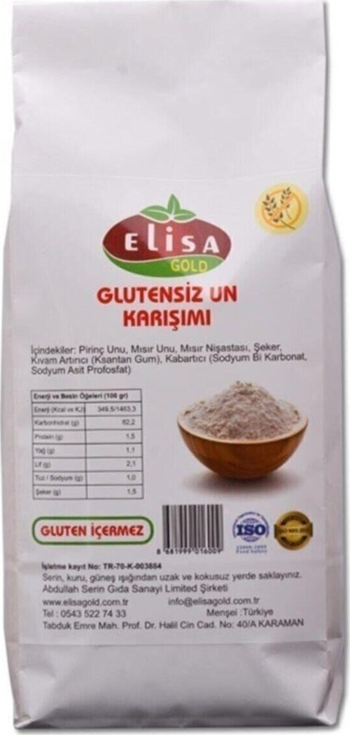 Glutensiz Un Karışımı - 1 Kg