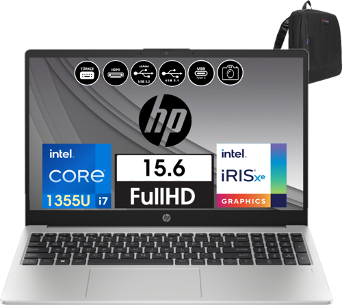 250 G10 Intel Core I7-1355U 64GB 4tb SSD 15.6" W11PRO Fhd Taşınabilir Bilgisayar 99G1E6ETW20 + Zetta Çanta