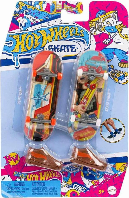 Skate Retro Temalı İkili Parmak Kaykay ve Ayakkabı Paketleri HXL17-HXL20