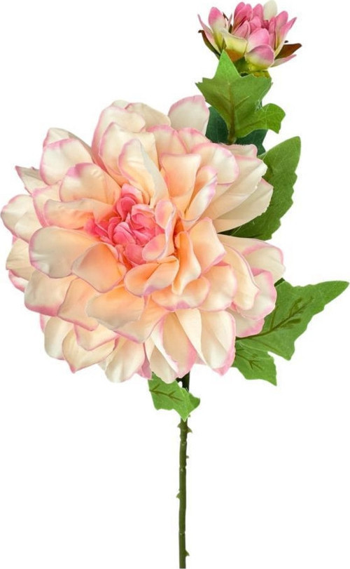 Yapay Çiçek Krizantem Pembe Tek Dal Tomurcuklu 65*17 cm Kumaş Çiçek Uzun Dal